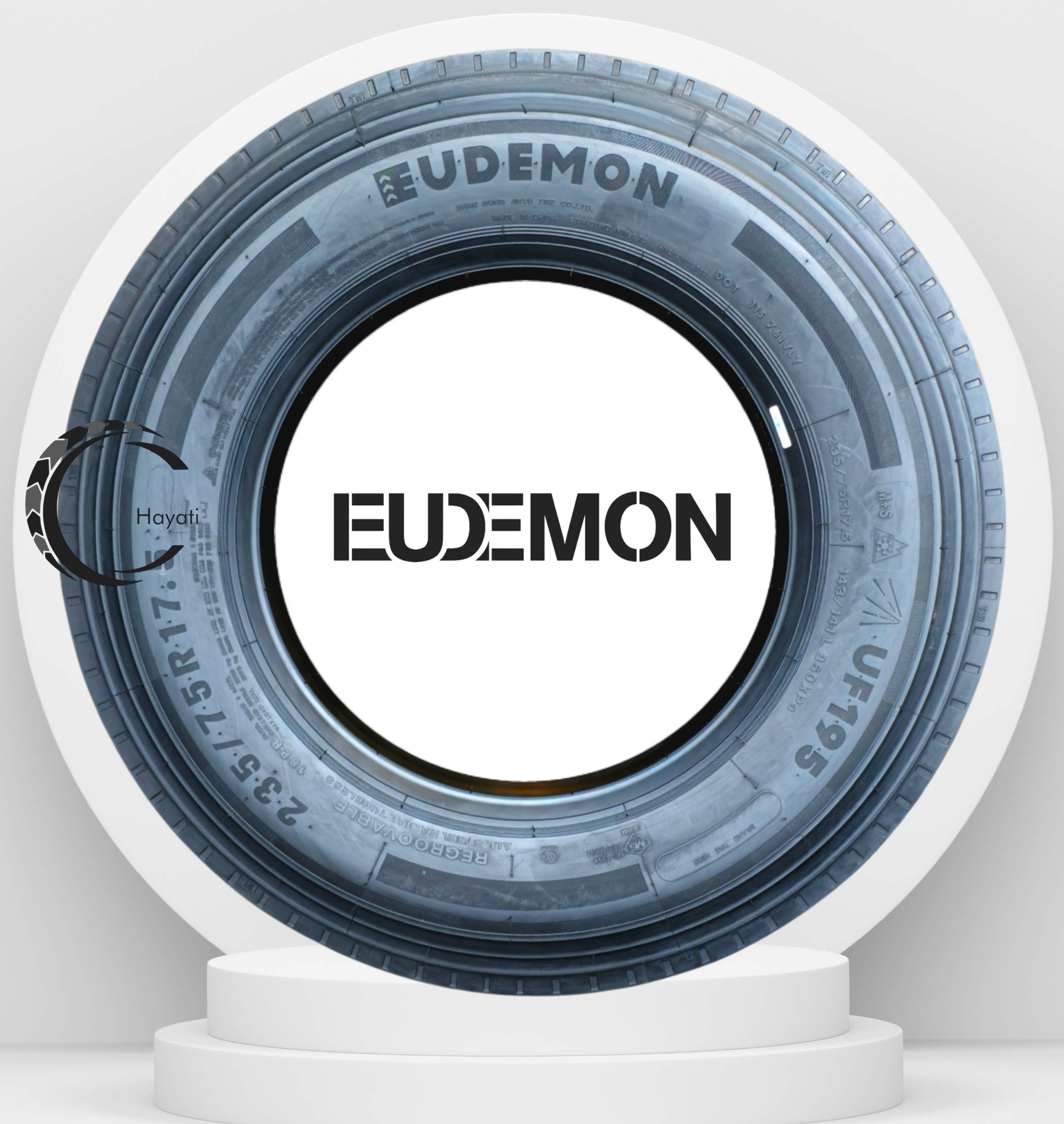 لاستیک یودیمون تیوپلس 235/75R17.5 (چین)