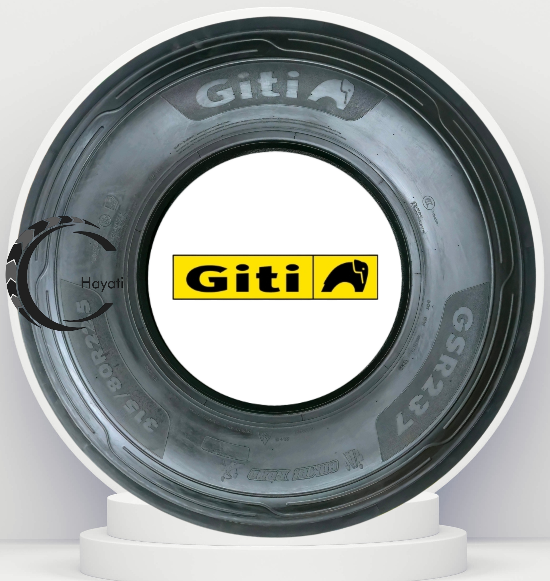 لاستیک جی تی 315/80R22.5 (چین)